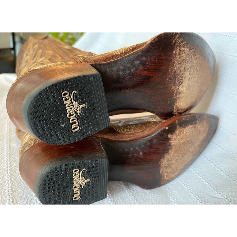 Old Gringo Diego Western Leather Boots - Rust View 6